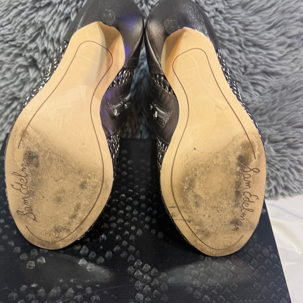 Sam Edelman Black Textured Box - Picture 4 of 4